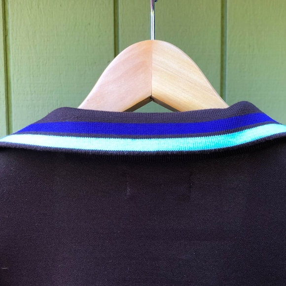 Ben Sherman Brown Argyle Full Zip Cardigan - Picture 6 of 8